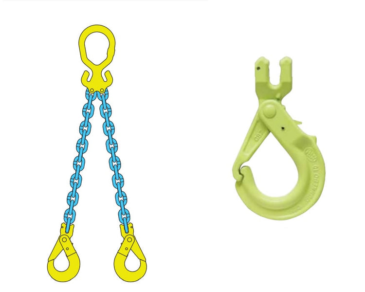 Hook - Eye Sling Type - Capacity 22,600 lbs - for Chain Size - 5/8 inch